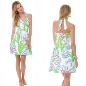 Lilly Pulitzer "Ring the Bellboy" Ross Halter dress (Size 4)